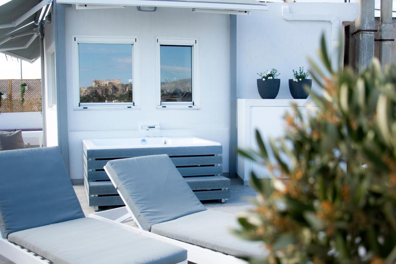 Private Jacuzzi & Acropolis View - The Loft เอเธนส์ ภายนอก รูปภาพ